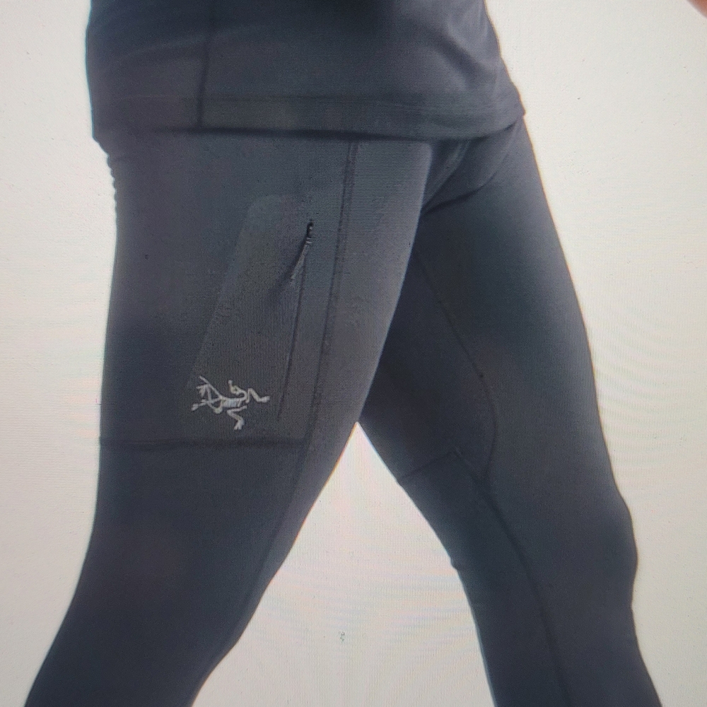 Arc'teryx Rho LT Bottom Mens Lightweight Base Layer Pant Size Meduim Black